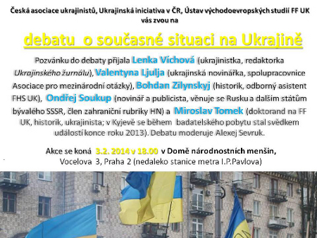 Debata o souasn situaci na Ukrajin